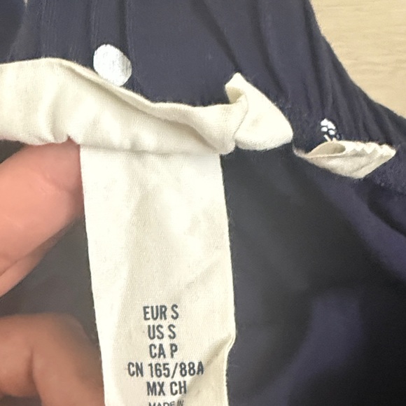 3/$10 Divided Off-the-shoulder Navy and White Polka Dot Mini Dress - Picture 2 of 7